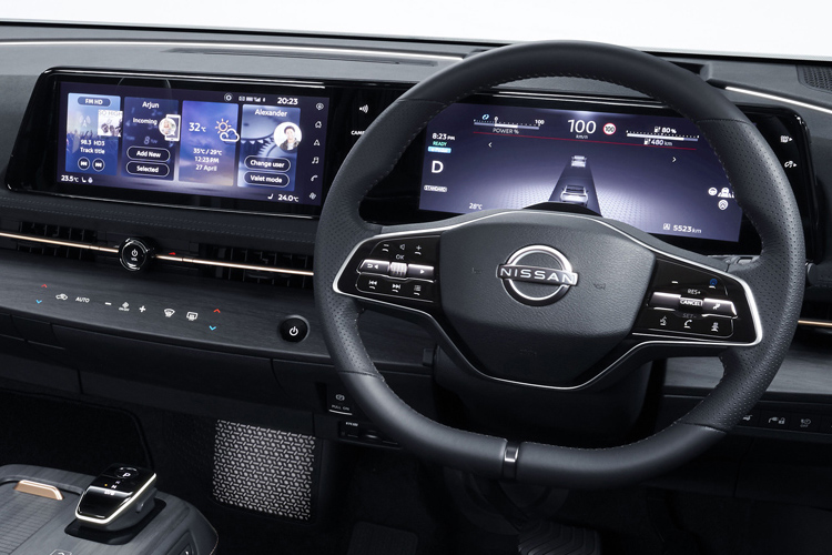 Nissan Ariya консоль