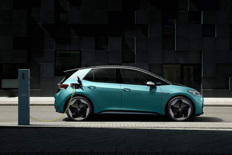 Volkswagen ID.3 зарядка