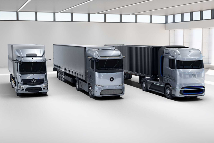 Mercedes представил семейство электрических грузовиков