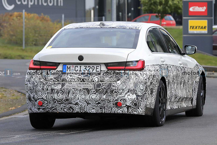 BMW 3-Series EV шпионские фото