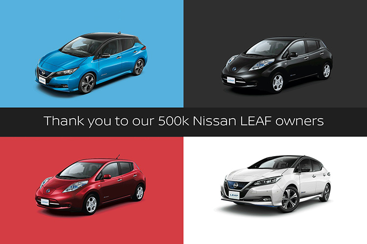 Nissan отмечает 10-летний юбилей электромобиля Leaf