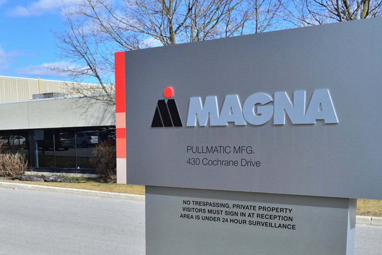 Поставщик автомобильных комплектующих Magna