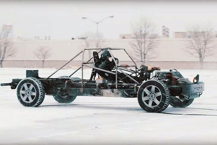 Lordstown Endurance платформа-скейтборд