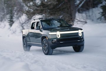 пикап Rivian R1T зимние испытания