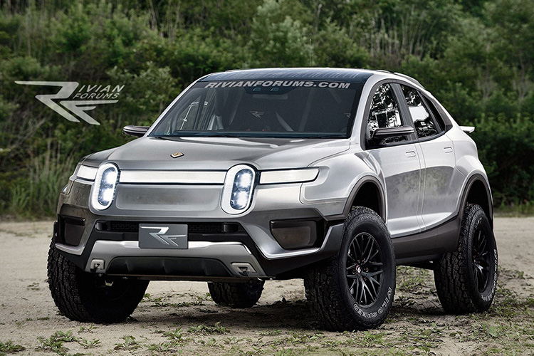Rivian R1X render