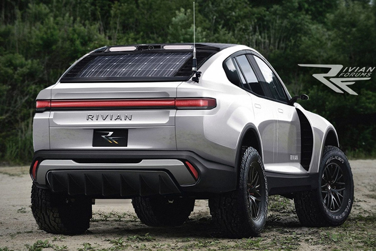 Rivian R1X рендер 
