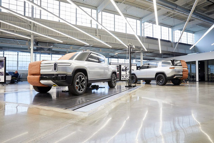 Rivian выставочный зал
