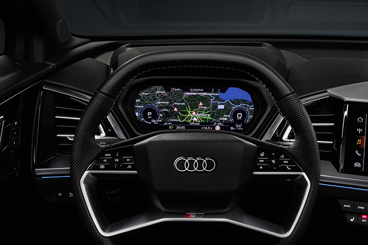 Audi Q4 e-tron приборная панель
