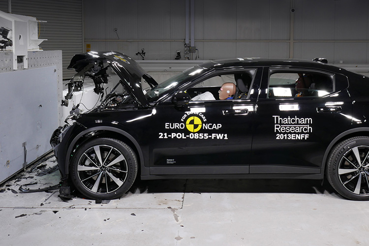 Polestar 2 краш-тест Euro NCAP
