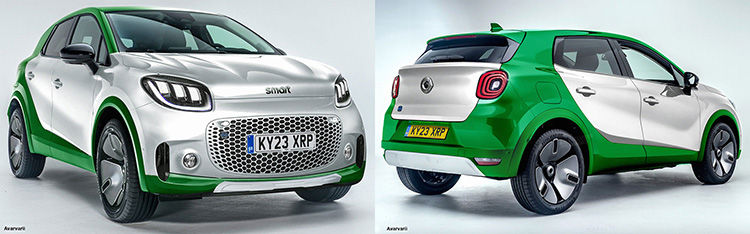 Smart SUV неофициальные рендеры