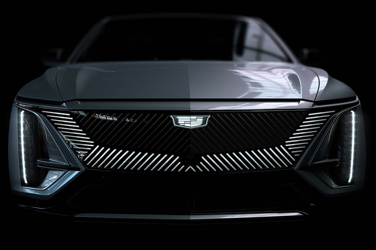 Cadillac Lyriq решетка радиатора