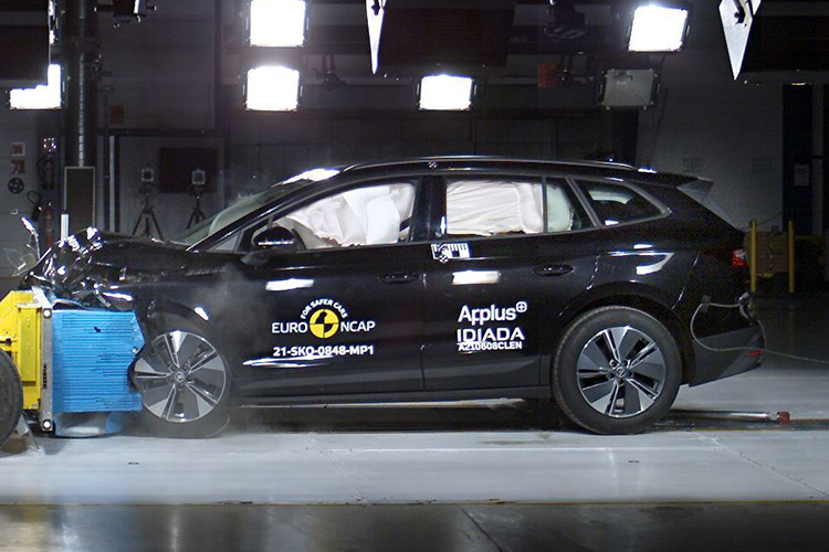 Skoda Enyaq iV испытания Euro NCAP