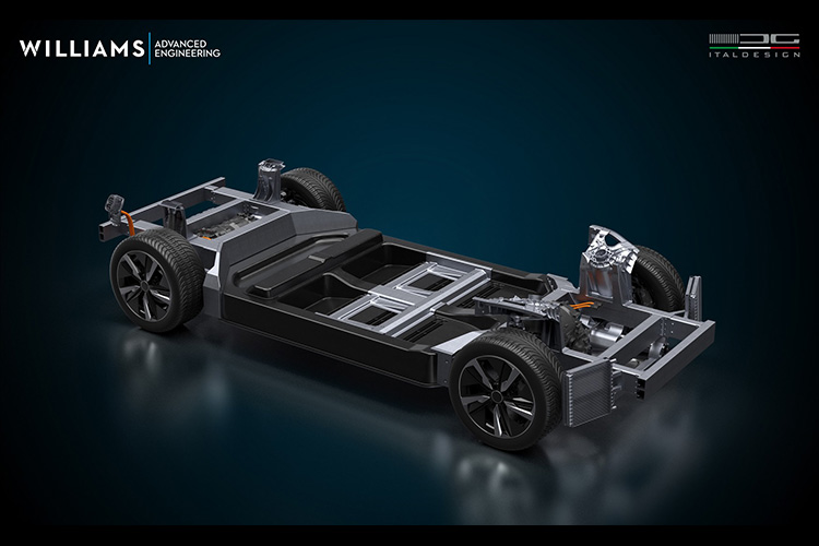 Williams Italdesign электрическая платформа EVX