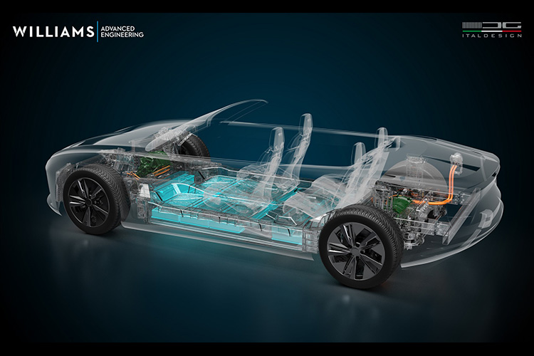 Williams Italdesign электрическая платформа EVX
