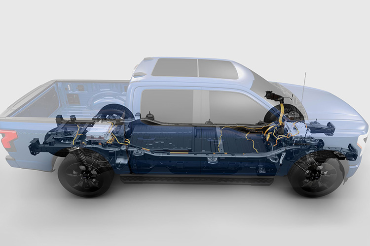 Ford F-150 Lightning электропикап архитектура