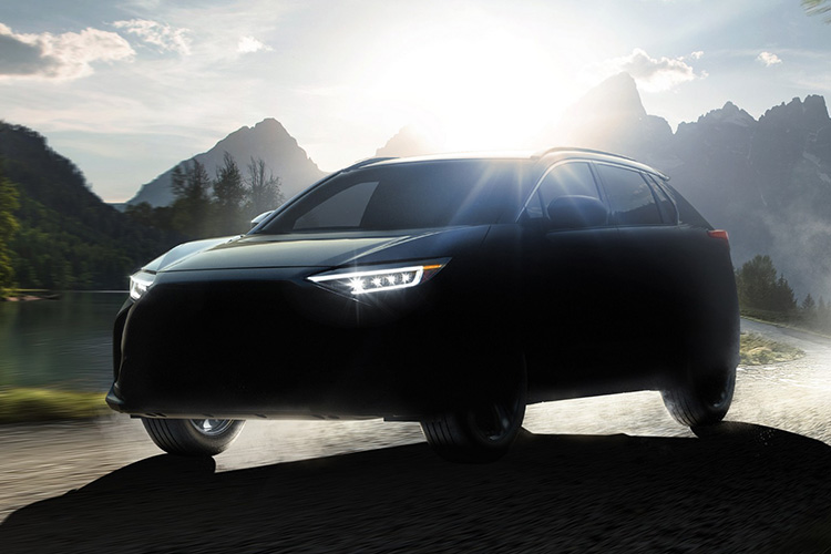 Subaru Solterra EV тизер