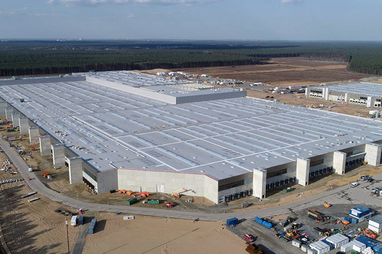 Tesla Гигафабрика Берлин Gigafactory Berlin