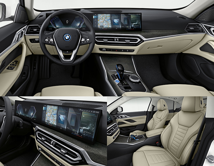 BMW i4 eDrive40 интерьер