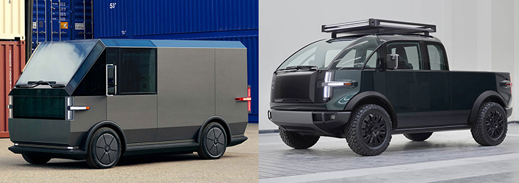 Canoo MPDV и Canoo Pickup Truck