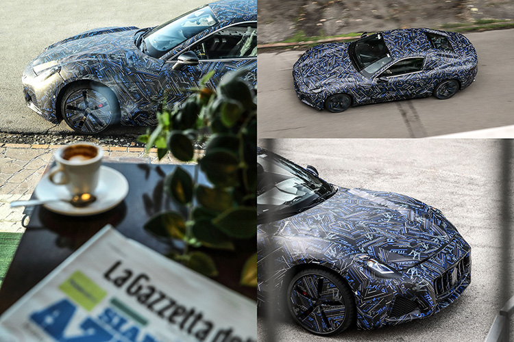 замаскированное купе Maserati GranTurismo