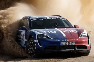 Porsche Taycan Cross Turismo пустыня Лива ОЭА