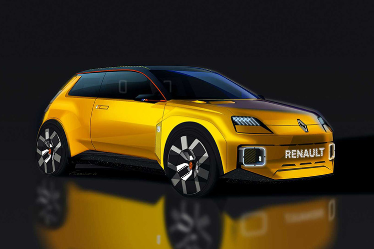 электрокар Renault 5 рендер
