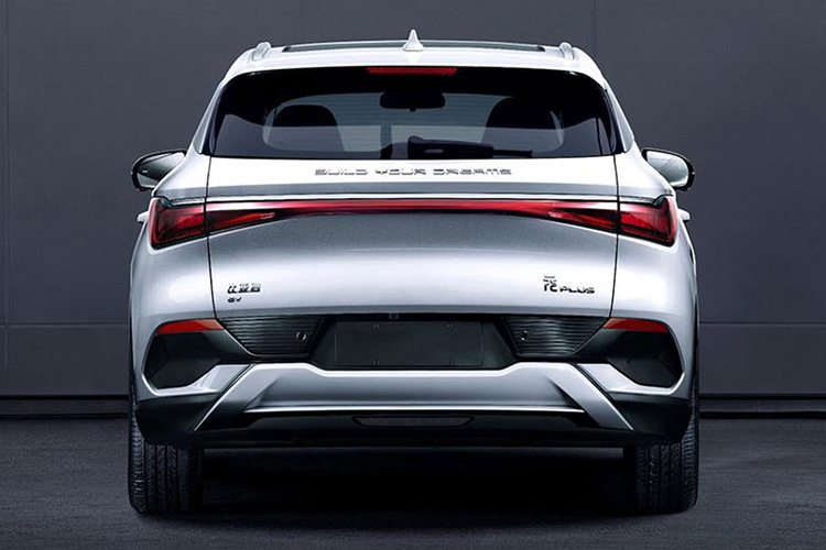 BYD Yuan EV Plus вид сзади
