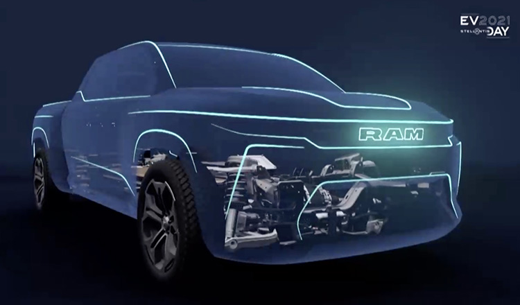 RAM EV Pickup тизер
