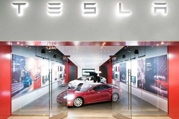 Tesla showroom