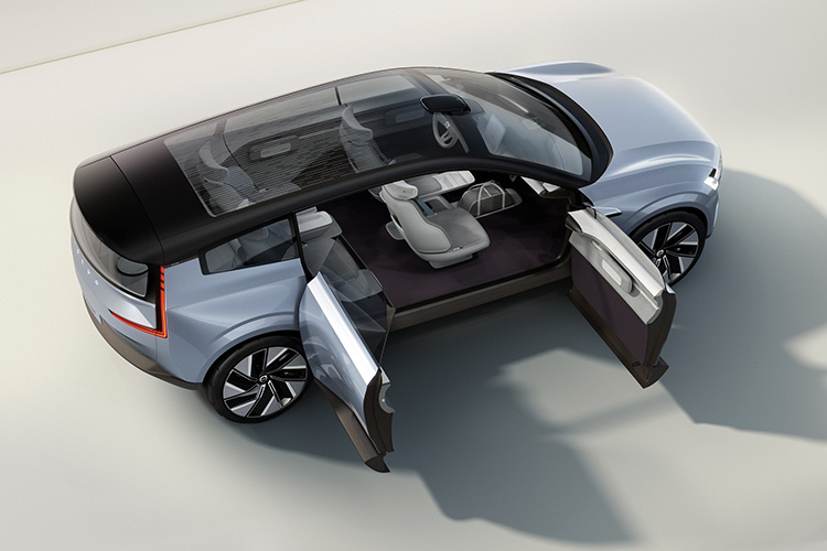 Volvo Concept Recharge open doors