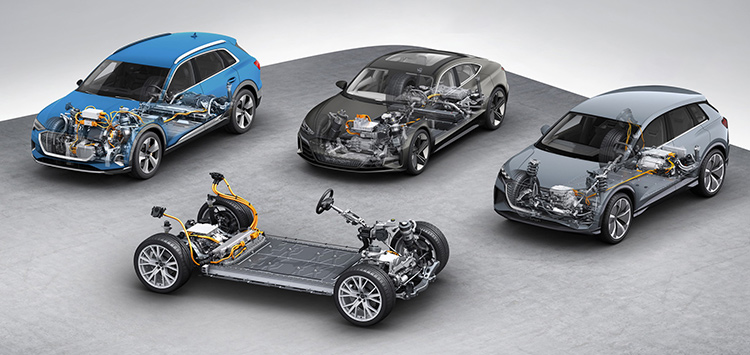 Volkswagen Audi платформы электромобилей
