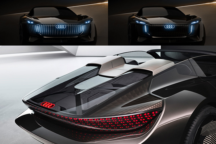 Audi Skysphere концепт фары фонари