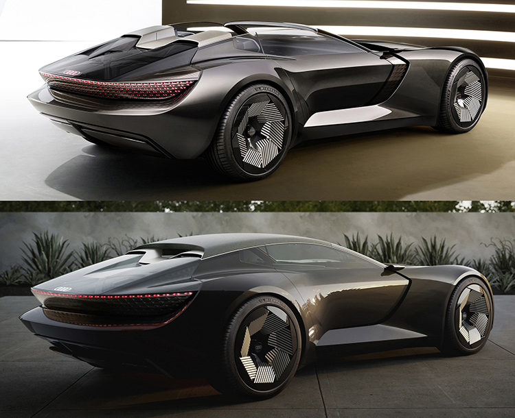 Audi Skysphere концепт раздвижной кузов
