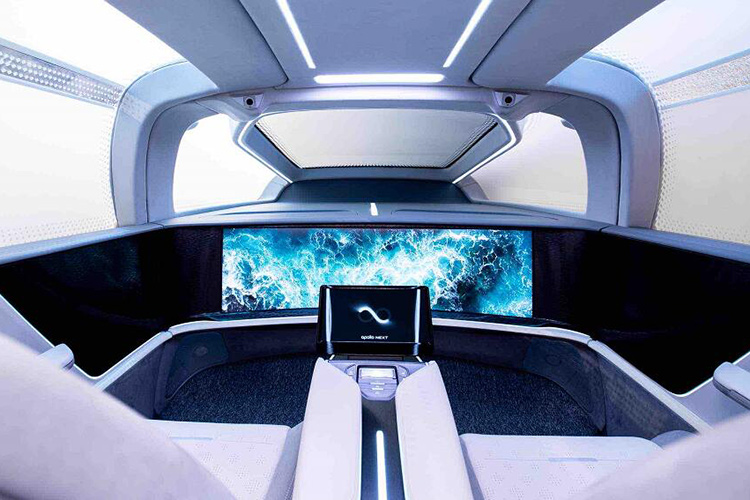 Baidu Apollo беспилотный концепт жидкокристаллический экран