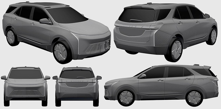 Chevrolet Equinox дизайн электрической версии