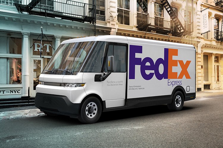 BrightDrop EV600 FedEx