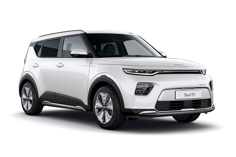 Kia Soul EV Maxx жемчужно-белый