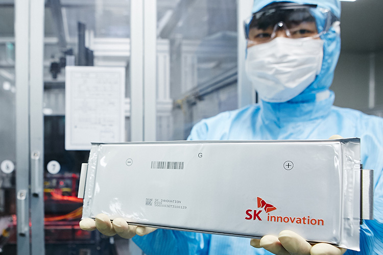 SK innovation аккумуляторная ячейка