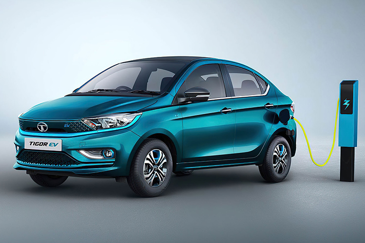 Tata Tigor EV зарядка