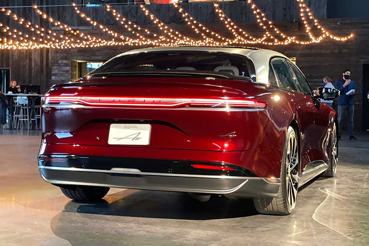 Lucid Air Zenith Red