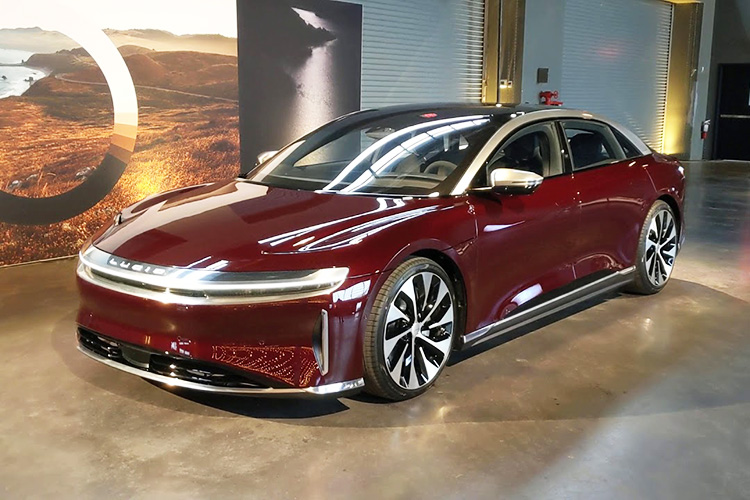 Lucid Air Zenith Red