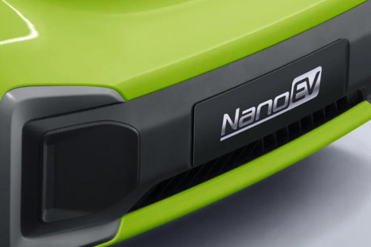 фрагмент дизайна электромобиля Wuling Nano EV