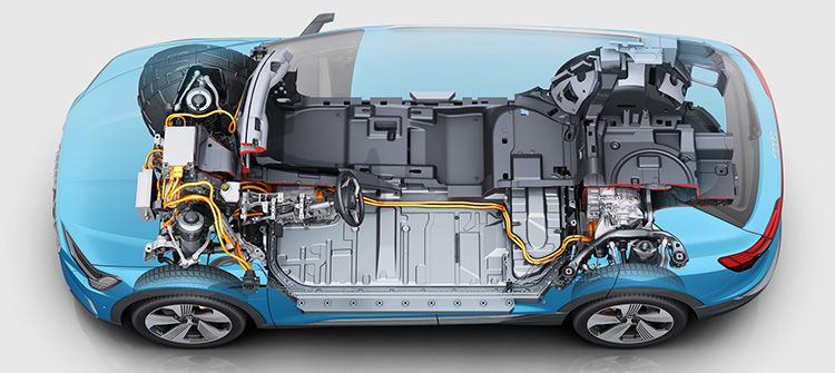 Audi e-tron архитектура