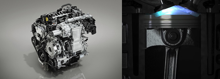 Мотор Mazda e-Skyactiv X
