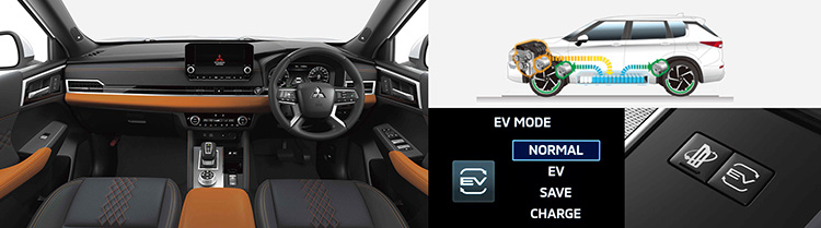 Mitsubishi Outlander PHEV режимы движения