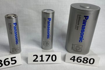 Panasonic аккумулятороы 4680