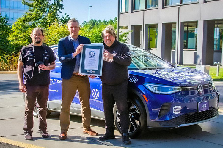 Volkswagen ID.4 установил рекорд Гиннесса