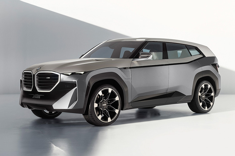 BMW XM гибрид прототип