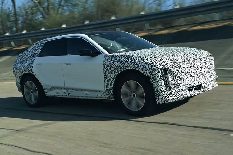 Cadillac Lyriq предсерийные тесты