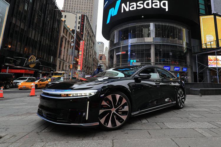 Lucid Air Nasdaq